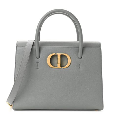 dior large st honore tote|Large St Honoré Tote Gray Grained Calfskin .